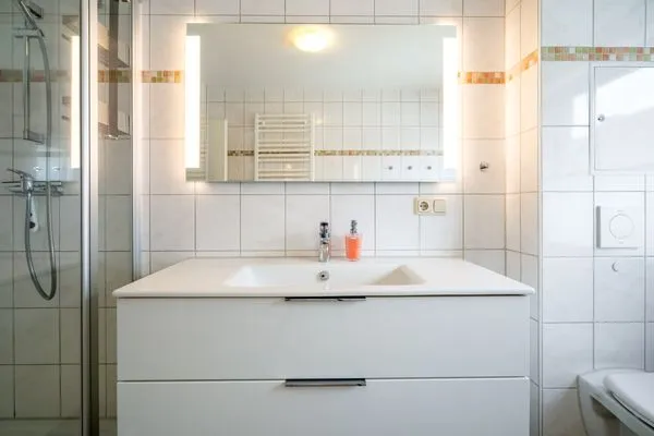 Ferienwohnung MüritzAusblick Waren (Müritz) - Badezimmer  MüritzAusblick