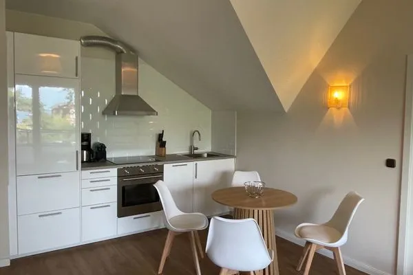 Küche / Küchenzeile  (STR74a) Ferienwohnung "Seaside Club"