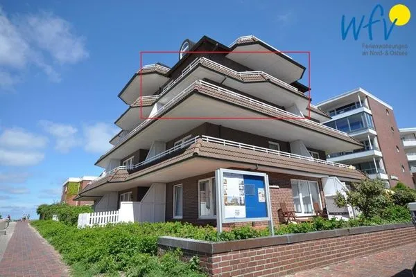 Hauptansicht Haus Strandblick Ferienwohnung 14