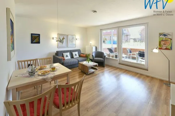 Wohnzimmer Haus Janine Ferienwohnung Fasanenblick