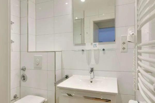 Badezimmer Haus Janine Ferienwohnung Fasanenblick