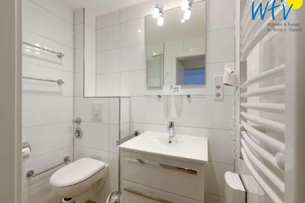 Badezimmer Haus Janine Ferienwohnung Fasanenblick