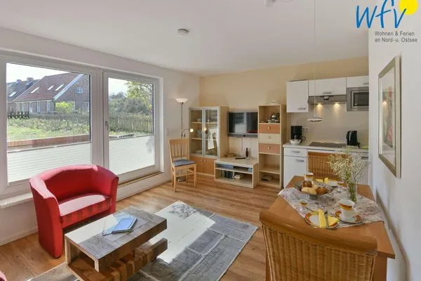 Wohnzimmer Haus Janine Ferienwohnung Seestern