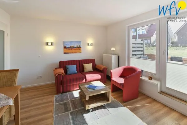 Wohnzimmer Haus Janine Ferienwohnung Seestern