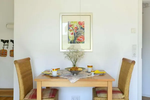 Essbereich Haus Janine Ferienwohnung Seestern