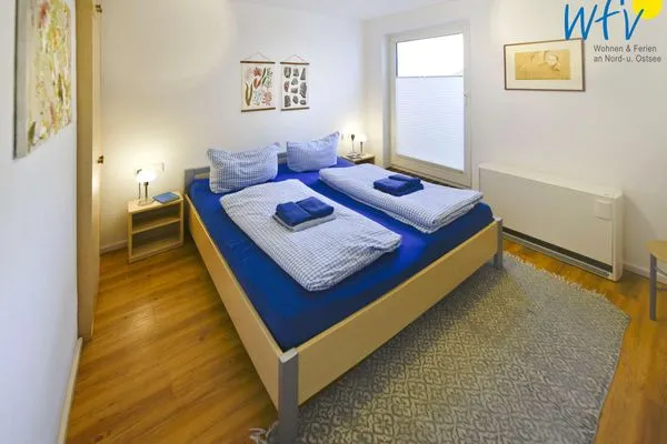 Schlafzimmer Haus Janine Ferienwohnung Seestern