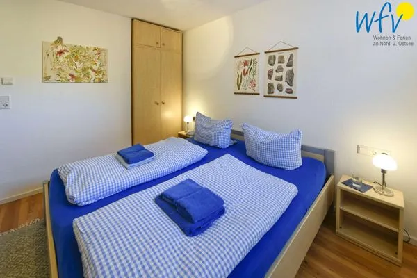 Schlafzimmer Haus Janine Ferienwohnung Seestern