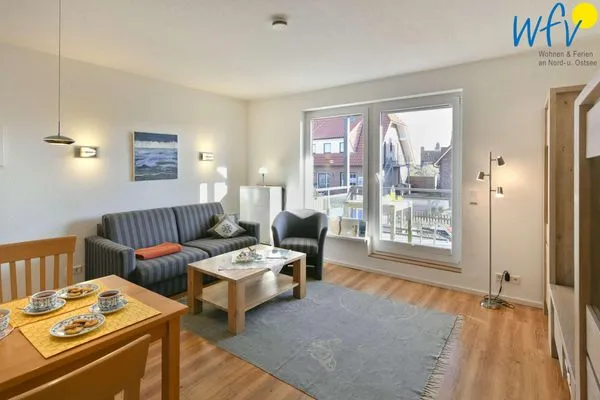 Wohnzimmer Haus Janine Ferienwohnung Strandburg