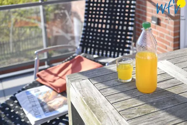 Balkon Haus Janine Ferienwohnung Strandburg