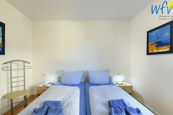 Schlafzimmer Haus Janine Ferienwohnung Strandburg