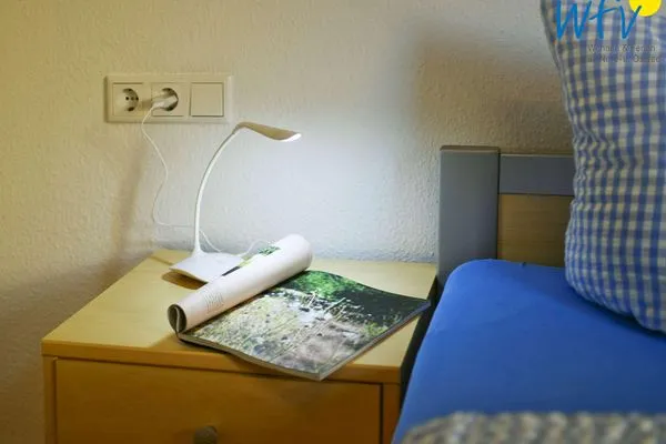 Schlafzimmer Haus Janine Ferienwohnung Strandburg