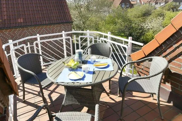 Balkon Luv und Lee Ferienwohnung Dornbusch