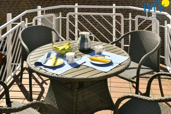 Balkon Luv und Lee Ferienwohnung Dornbusch