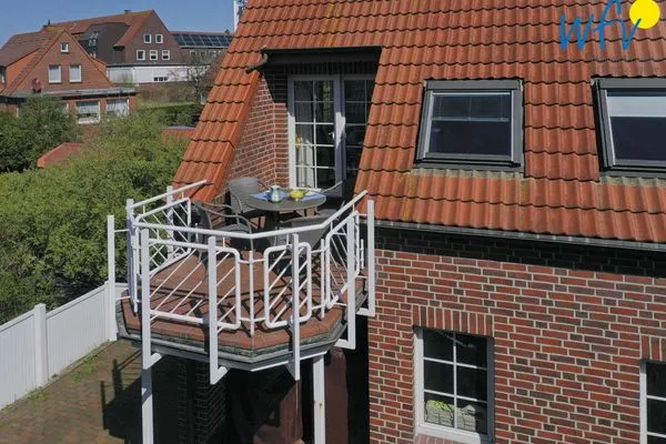 Balkon Luv und Lee Ferienwohnung Dornbusch