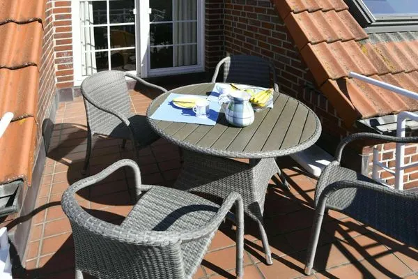 Balkon Luv und Lee Ferienwohnung Dornbusch