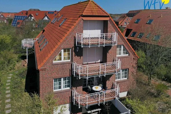 Hauptansicht Luv und Lee Ferienwohnung Westerhever