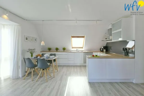 Küche / Küchenzeile Haus Tide Ferienwohnung Calimero