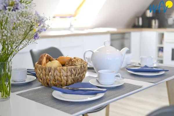 Essbereich Haus Tide Ferienwohnung Calimero