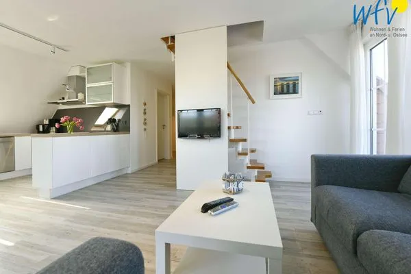 Wohnzimmer Haus Tide Ferienwohnung Calimero