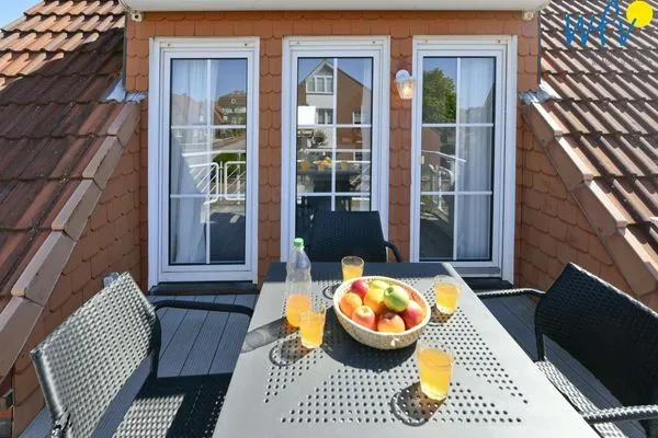 Balkon Haus Tide Ferienwohnung Calimero