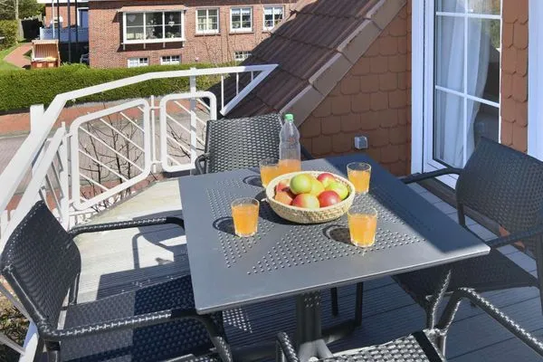 Balkon Haus Tide Ferienwohnung Calimero