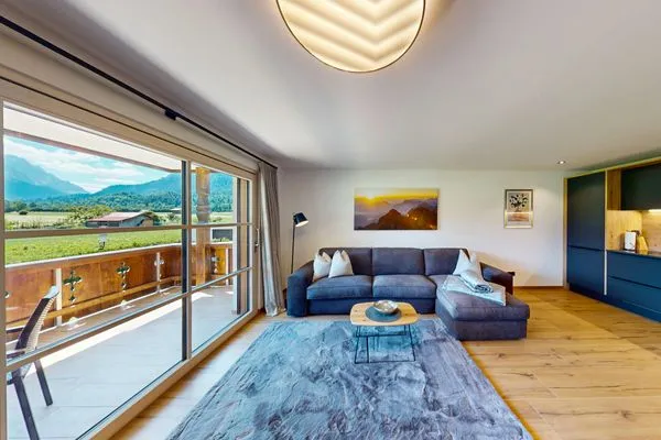 Wohnzimmer  WeitBlick Zugspitze