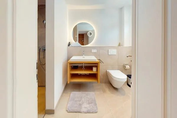 Badezimmer  Chalet AlpspitzBlick