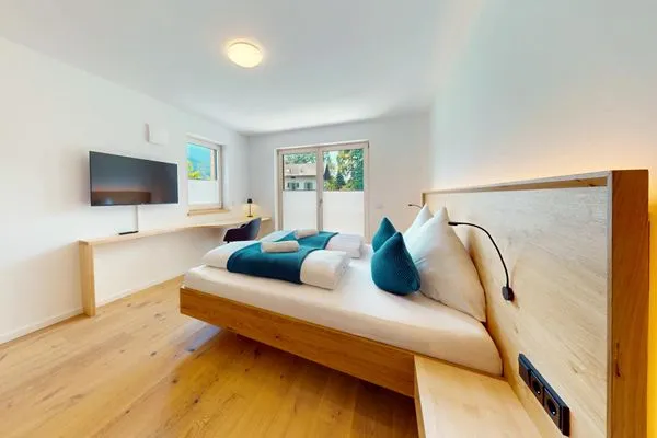Schlafzimmer  Chalet AlpspitzBlick