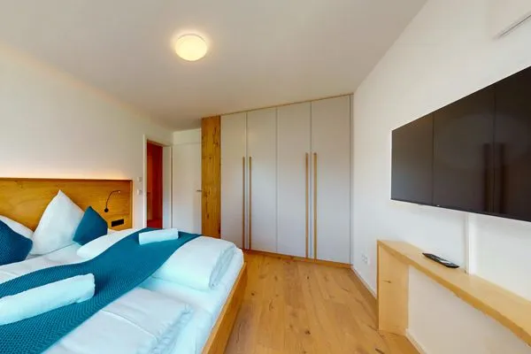 Schlafzimmer  Chalet AlpspitzBlick