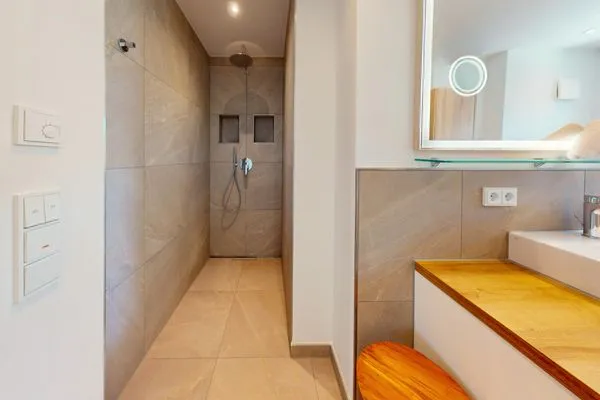 Badezimmer  Chalet AlpspitzBlick