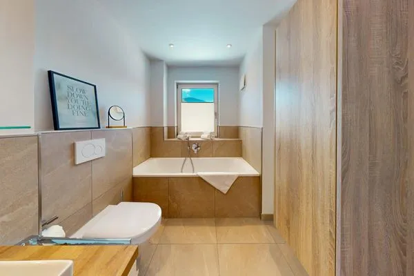 Badezimmer  Chalet AlpspitzBlick