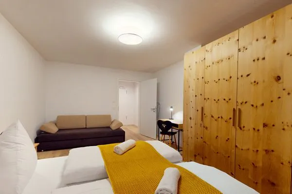 Schlafzimmer  Chalet AlpspitzBlick