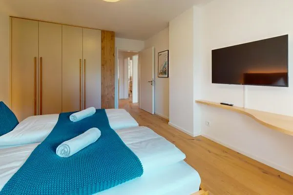 Schlafzimmer  Chalet AlpspitzBlick