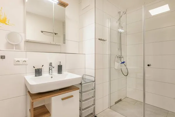 Badezimmer  Der Kranich