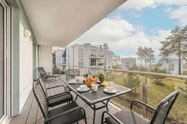 Balkon  Der Kranich