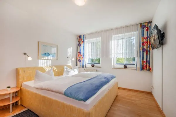 Schlafzimmer  Ferienwohnung Seemöwe