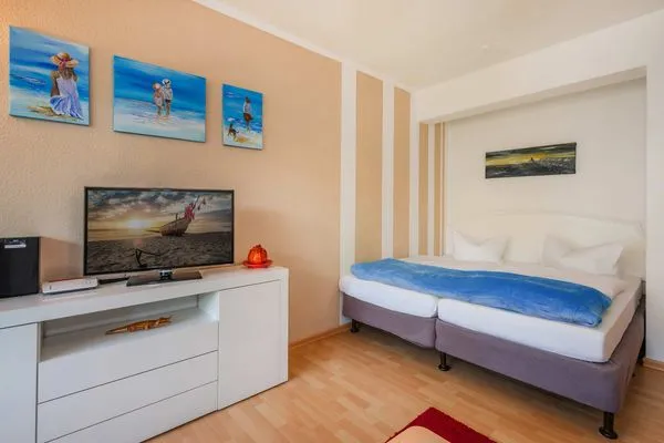 Schlafzimmer  Ferienwohnung Seemöwe