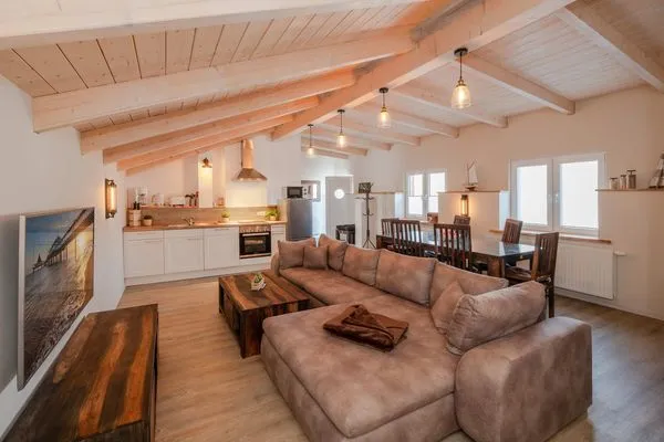 Hauptansicht  Apartment Brücke mit Garten, Sauna & Hot-Tube - nur 500 Meter zum Strand