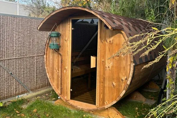 Sauna  Apartment Brücke mit Garten, Sauna & Hot-Tube - nur 500 Meter zum Strand