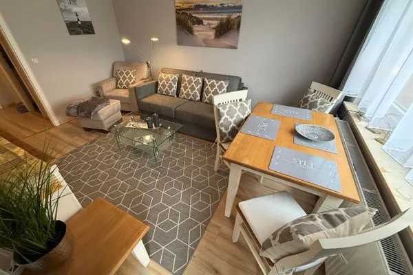 Wohnzimmer Ferienwohnung im Haus Nordland App.121