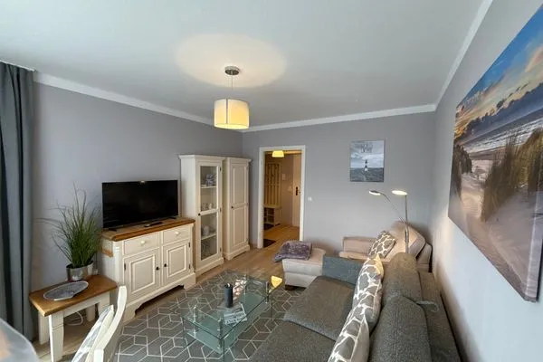 Wohnzimmer Ferienwohnung im Haus Nordland App.121