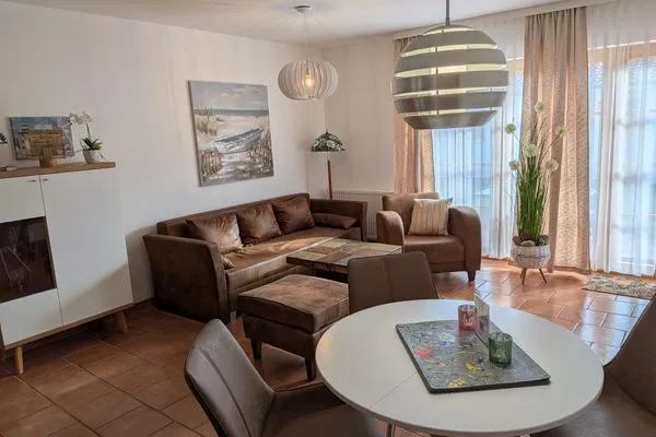 Wohnzimmer Ferienpark Freesenbruch Wohnung 2.3 - Waldesruh