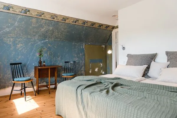 Historische Details im Schlafzimmer  Ferienhaus Friedrich 15