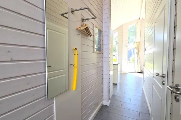 Wohnzimmer  Ferienhaus "Kiek Ut" im Ferienpark Holm an der Ostsee