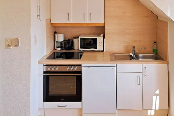 offene Küche zum Wohnzimmer  Haus Bremen Whg. 11