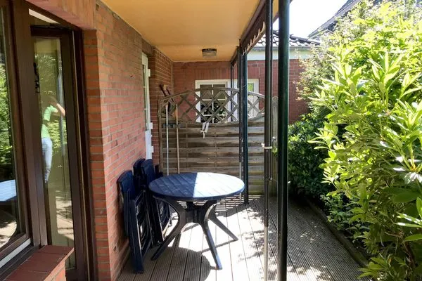 Terrasse Bungalow Frisia 2 in Norddorf auf Amrum Haus Frisia Bungalow Frisia 2