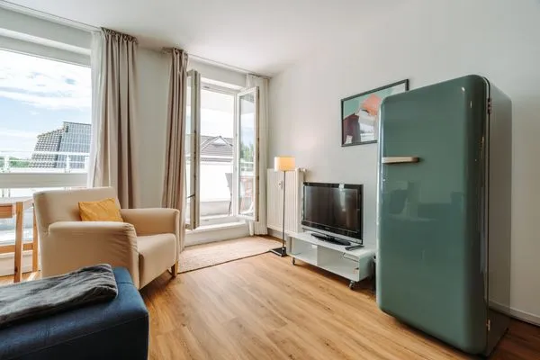 Ferienwohnung Deichkieker Aparthotel Zingst - Wohnzimmer  Deichkieker