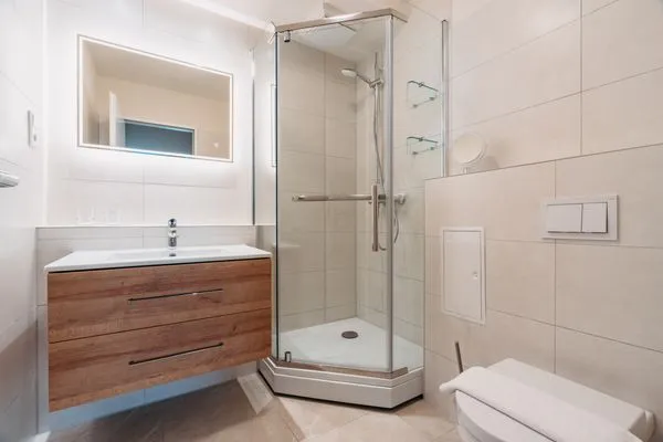Ferienwohnung Godewind Aparthotel Zingst - Badezimmer  Godewind