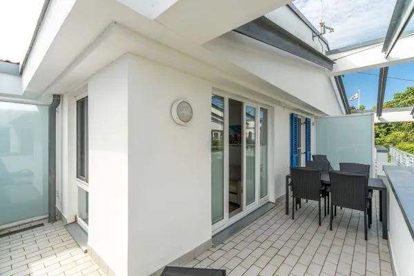 Ferienwohnung Herzog Barnim Aparthotel Zingst - Balkon  Herzog Barnim