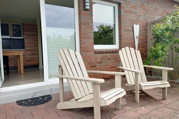 Terrasse der Ferienwohnung Ose in Wittdün auf Amrum  Ferienwohnung *Ose*